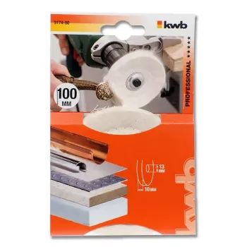 Puhastusketas KWB 517400 10 cm tööläbimõõt 1,3 cm varre läbimõõt