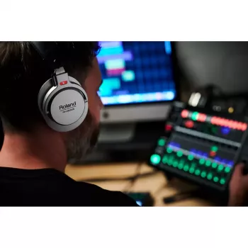 Roland RH-200S kõrvaklapid juhtmega muusika must hõbedane 20-20000 Hz