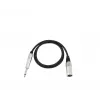 Helikaabel Omnitronic 3022519A 0,9m XLR 6,35mm Must