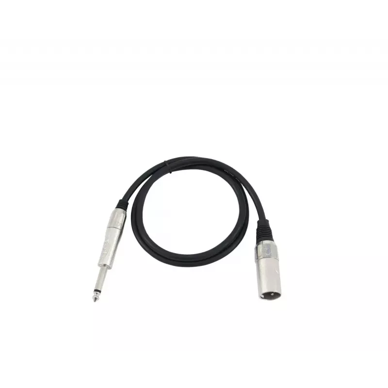 Helikaabel Omnitronic 3022519A 0,9m XLR 6,35mm Must