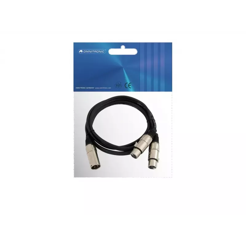 Helikaabel Omnitronic 30225207 XLR 0,5m