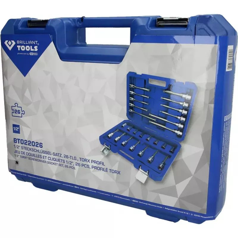 Padrunvõtmekomplekt Brilliant Tools BT022026