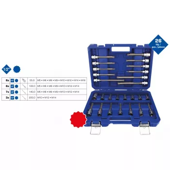Padrunvõtmekomplekt Brilliant Tools BT022026