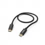 Hama Fabric USB-kaabel USB 2.0 1,5 m USB-C Must