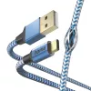 Hama peegeldav USB-kaabel USB 2.0 1.5 m USB A USB C sinine