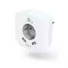 Hama 00223498 LED-öölamp koos pesaga, 2 USB-väljundit, liikumis- ja valgusandur