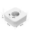 Hama 00223498 LED-öölamp koos pesaga, 2 USB-väljundit, liikumis- ja valgusandur