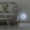 Hama 00223498 LED-öölamp koos pesaga, 2 USB-väljundit, liikumis- ja valgusandur