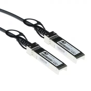 ACT 1 m SFP+ - SFP+ passiivne DAC Twinax kaabel, kodeeritud HP / HPE / Aruba / Procurve jaoks (J9281A/J9281B/J9281D)