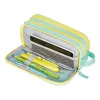 Pliiatsikarp Herlitz Neon Soft Polyester Mint kollane 235x110x75mm