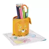 Pehme pliiatsikarp Herlitz Lion 140 mm x 75 mm x 185 mm polüester oranž kollane