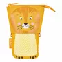Pehme pliiatsikarp Herlitz Lion 140 mm x 75 mm x 185 mm polüester oranž kollane