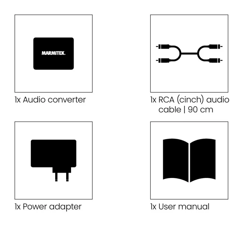 Marmitek Connect AD12 Must 25008412 HDMI helieraldaja 4K