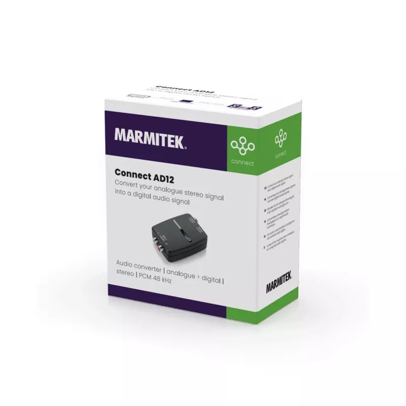 Marmitek Connect AD12 Must 25008412 HDMI helieraldaja 4K