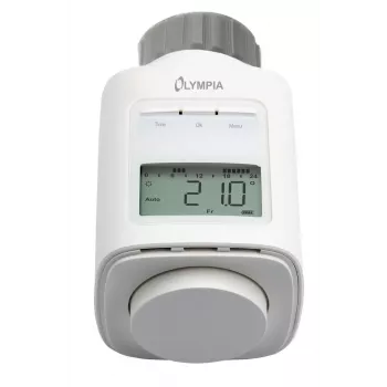 Radiatori termostaat Olympia HT 430-23A (mudel 73036) valge, elektrooniline juhtimine