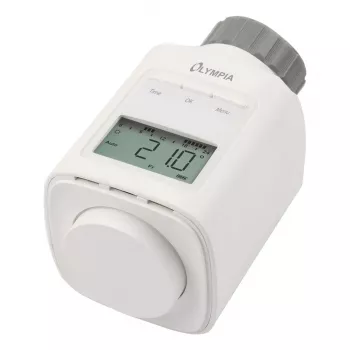 Radiatori termostaat Olympia HT 430-23A (mudel 73036) valge, elektrooniline juhtimine