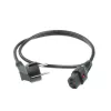 ACT toitejuhe CEE 7/7 isane (nurgaga) - C13 IEC Lock must 2 m, EL182S, 5 tk