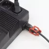 ACT toitejuhe CEE 7/7 isane (nurgaga) - C13 IEC Lock+ must 2 m, EL332S, 5 tk pakend