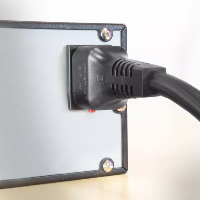 ACT Powercord C19 IEC Lock - lahtine ots must 2 m, PC1174, 5-pakk