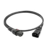 ACT Powercord C13 IEC Lock - C14 must 2 m, PC1021, 5-Pack