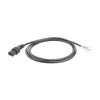 ACT Powercord C13 IEC Lock - lahtine ots must 2 m, PC1025, 5-pack