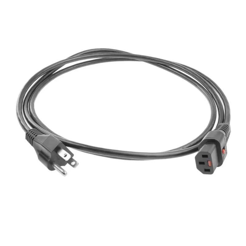 ACT toitejuhe USA isane - C13 IEC Lock must 2 m, PC1063, 5 tk komplekt