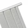 Nobo T-Card Planning Panels Size 2, T-kaart, Hall, Metall, 54 mm, 69 mm, 11 mm