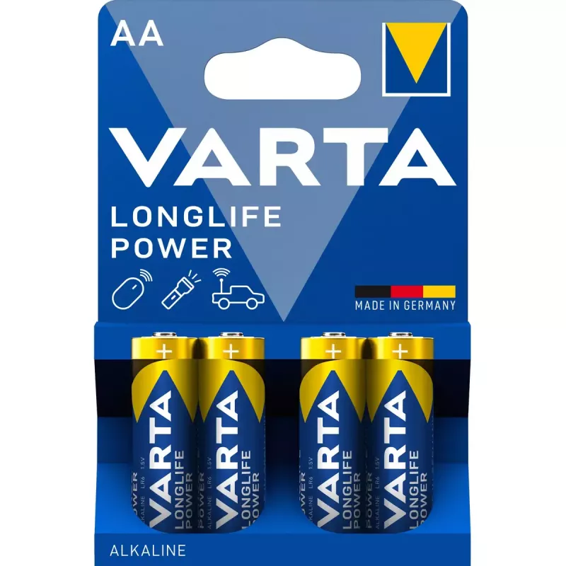 Ühekordne patarei Varta 4906/4B AA Leelis