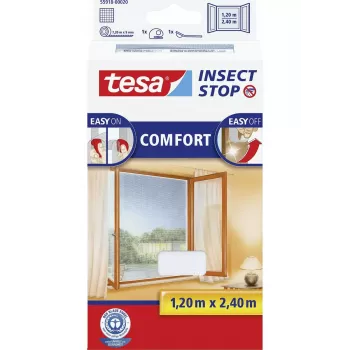 Akna putukavõrgupaneel Tesa Insect Stop Comfort 55918-00020-00 1200 x 2400 mm Valge