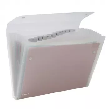 Rexel ICE Expander 13 taskuga, läbipaistev, läbipaistev, polüpropüleen (PP), 260 lehte, A4, 330 mm, 245 mm
