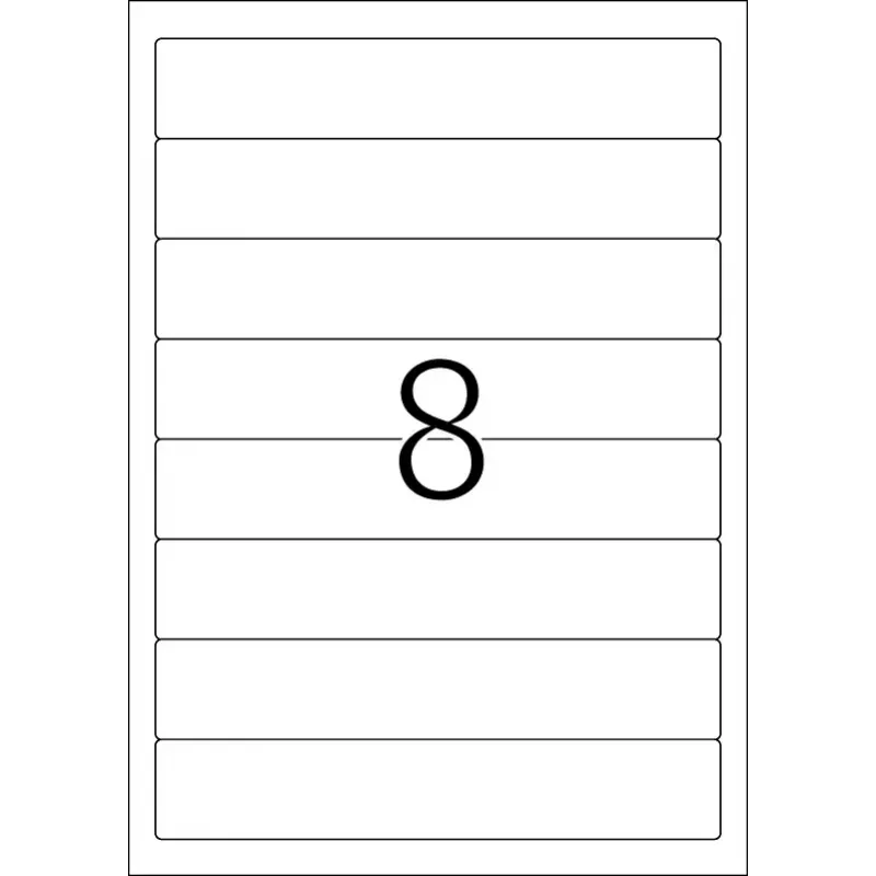 Isekleepuv printerisilt HERMA File labels A4 192x34 mm