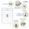 Isekleepuv printerisilt HERMA File labels A4 192x34 mm