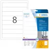 Eemaldatavad failisildid HERMA A4 192x34 mm valged 200 tk