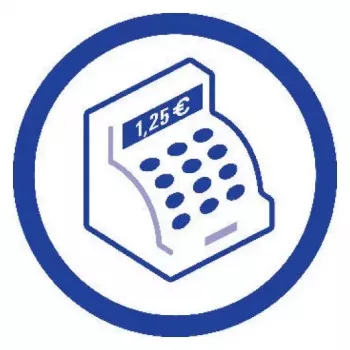 Administratsiooniraamat Avery 427 Sinine Valge