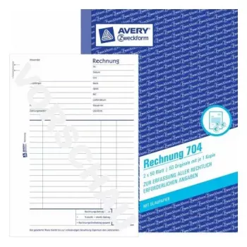 Administratsiooniraamat Avery 704