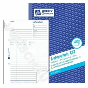 Administratsiooniraamat AVERY 723 valge