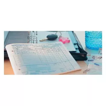 Administratsiooniraamat Avery 740 sinine valge