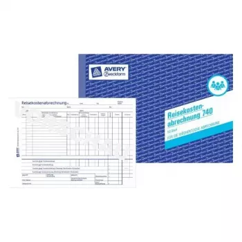 Administratsiooniraamat Avery 740 sinine valge