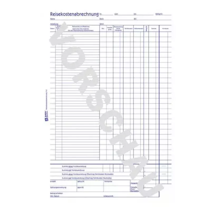 Haldusraamat Avery 741 Sinine Valge