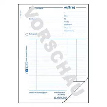 Administratsiooniraamat Avery 756 Sinine Valge