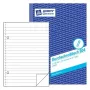 Writing Notebook A5 Avery 904 50 Sheets Blue Valge