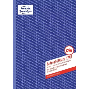 Raamatupidamisvormik/vihik AVERY 1781 A4 50 lehekülge