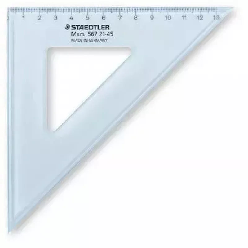 Staedtler Mars 567 21-45 kolmnurkjoonlaud, 45°