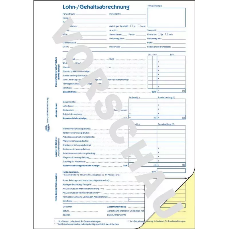 Raamatupidamisvorm/raamat AVERY 1759 A4 40 lehte