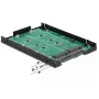 Sisemine M.2 adapter DeLOCK 62590 SATA 6 Gbit/s RAID 0 1 JBOD