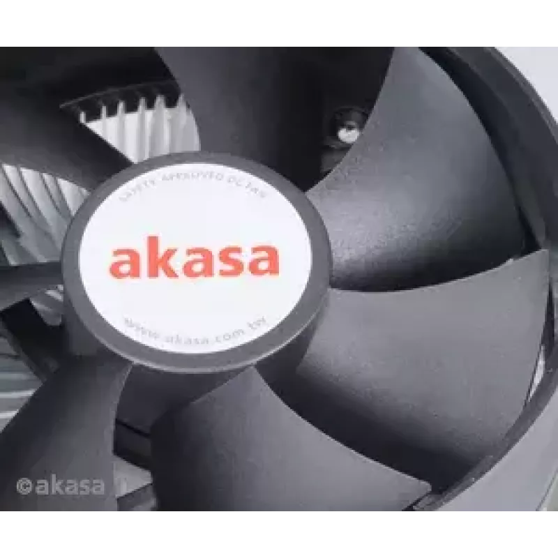 Akasa AK-CCE-7105EP protsessorijahutussüsteem 9,2 cm must hõbedane
