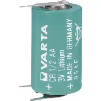 Liitiumaku Varta CR 1/2 AA 3V 970mAh, suure mahutavusega münditüüpi element