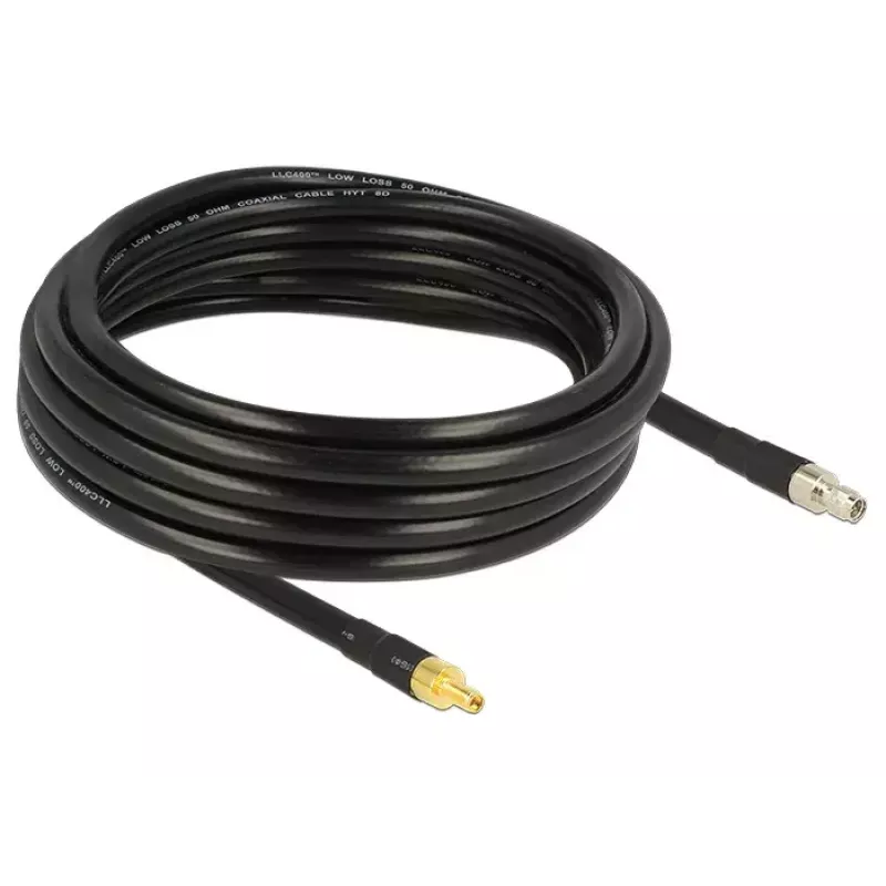 Koaksiaalkaabel DeLOCK 5m SMA/SMA CFD400 LLC400 must