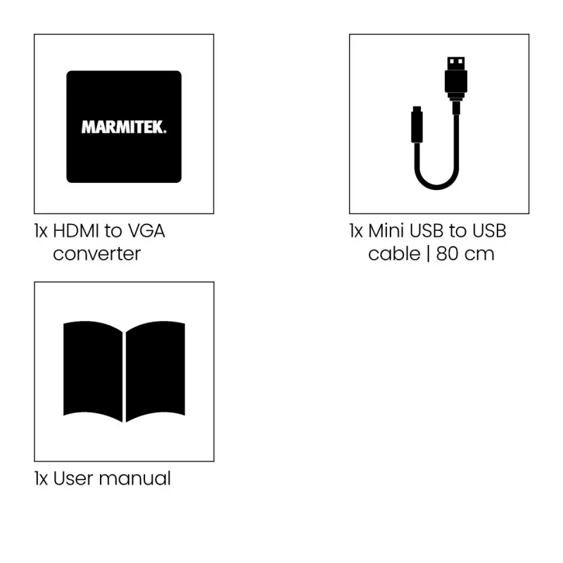 Marmitek Connect HV15 - HDMI-VGA adapter