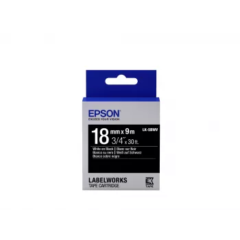 Epson Label Cartridge Vivid LK-5BWV valge/must 18 mm (9 m)